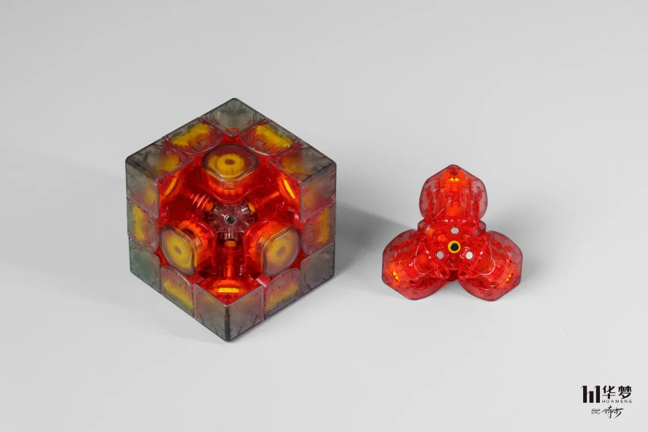 MoYu 3x3 Cube X Huameng TG Ling Zhu Limited Edition 999 3x3x3 Magnetic Cube  Packing Cubes