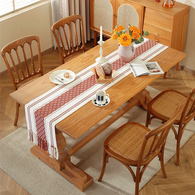 Dining Table Decorations Cloth Tableware Food Home Decor Photography Props Table Runner Table Flags Bed Flags Tablecloths