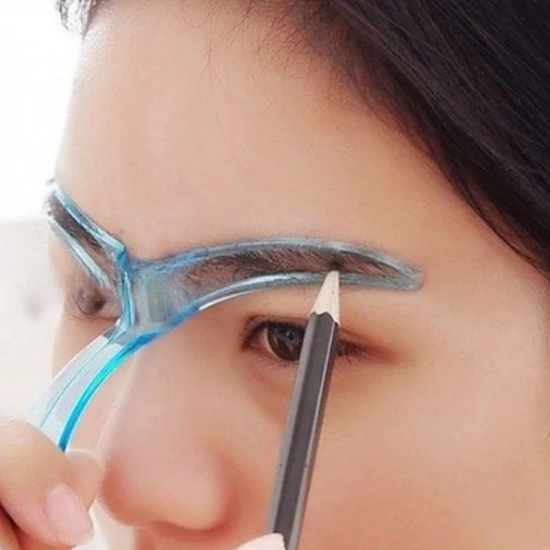Pochoirs professionnels pour façonner les sourcils, modèle stéréo, pour façonner les sourcils, toilettage, outil de maquillage, 1 pièce, bricolage