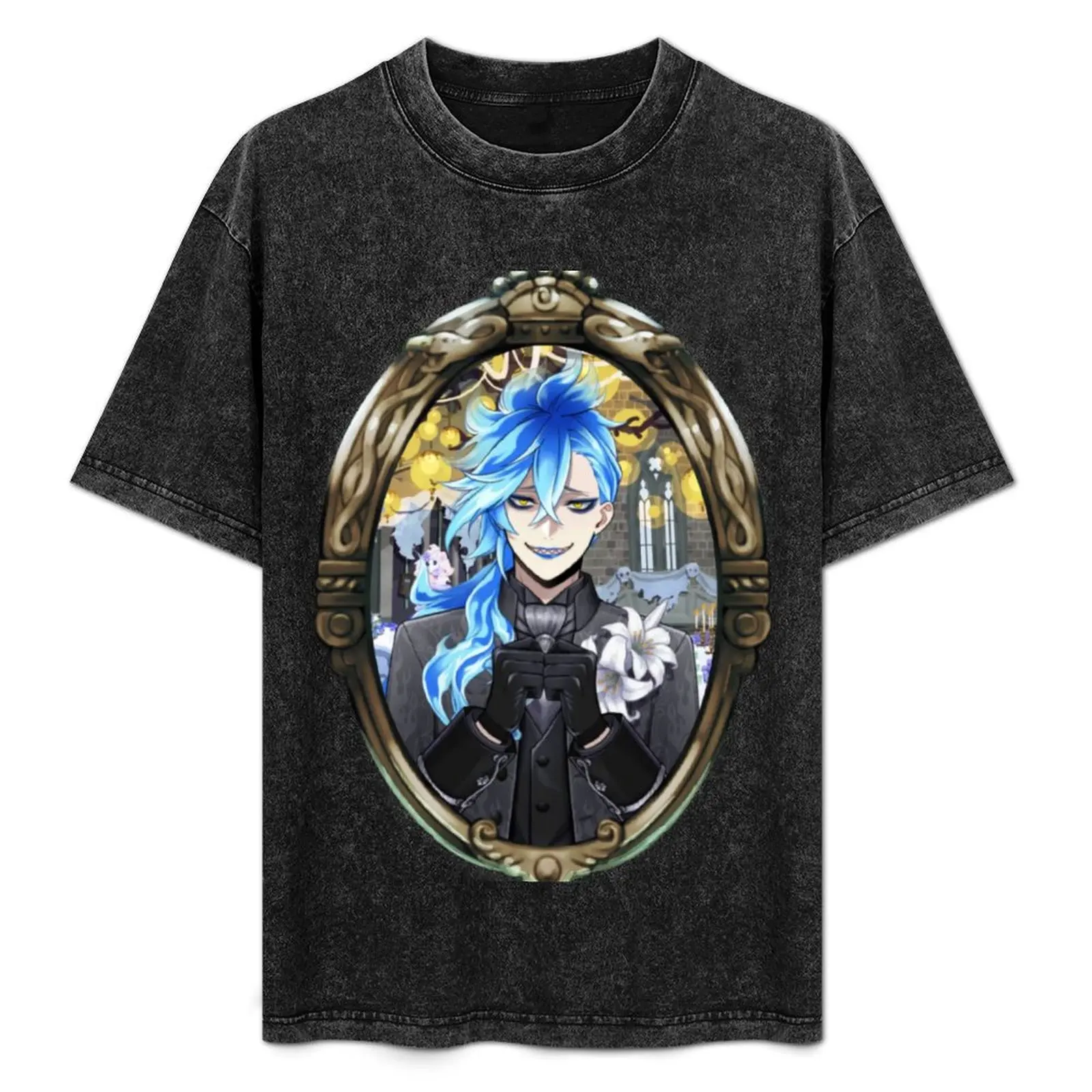 Ghost Marriage! Idia Shroud (Twisted Wonderland) T-Shirt Man t-shirt topping t shirts men