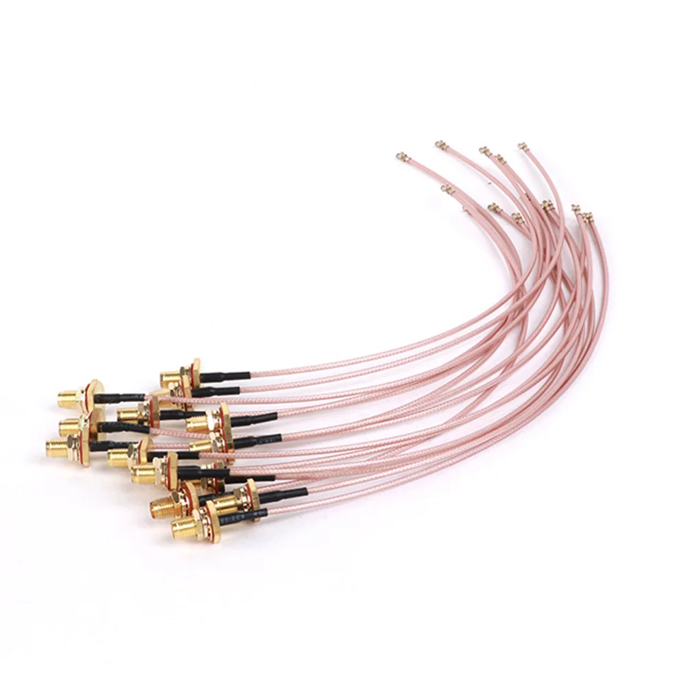 1PC uFL u.FL IPX IPX-1 Female to Waterproof SMA Female Adapter RF Coaxial Pigtail WIFI Antenna Extension IPX RG178 Cable