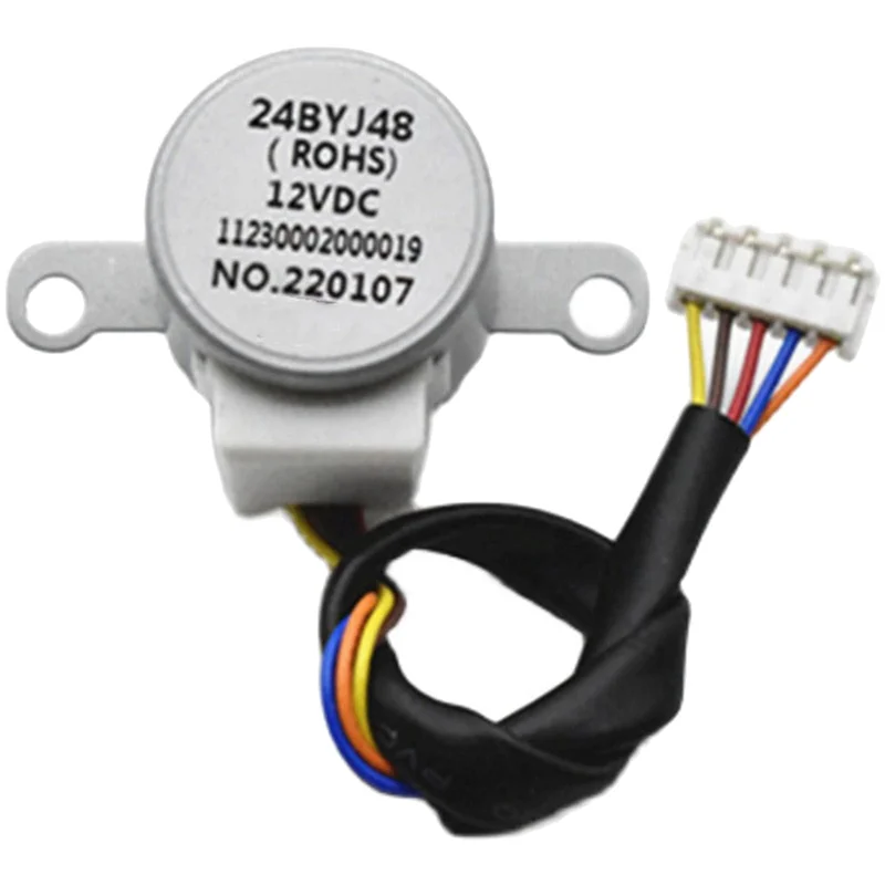 آلة تعليق كبيرة 28BYJ48 DC12V محرك متدرج-عالي الدقة، شفرة متأرجحة لمحرك توجيه الهواء لمكيفات الهواء
