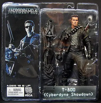 NEW 7inch 18cm NECA The Terminator 2 T-800 Cyberdyne Showdown Action Figure T800 Toy Model COLLECTION