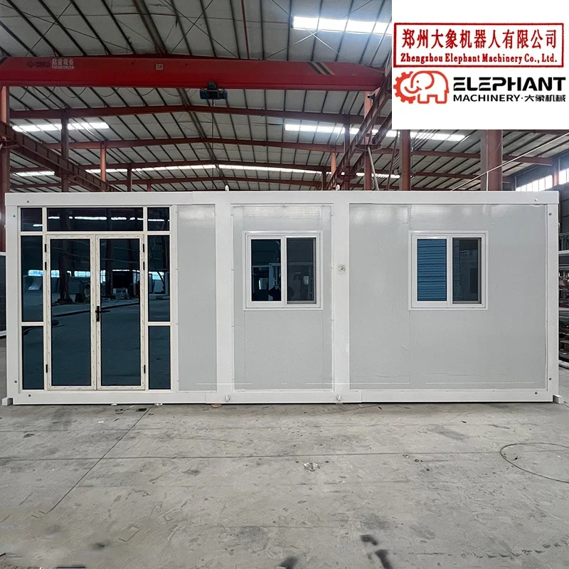 High Quality New Design 40ft Quick Build Expandable Container House Steel Frame Structure Expandable Container House