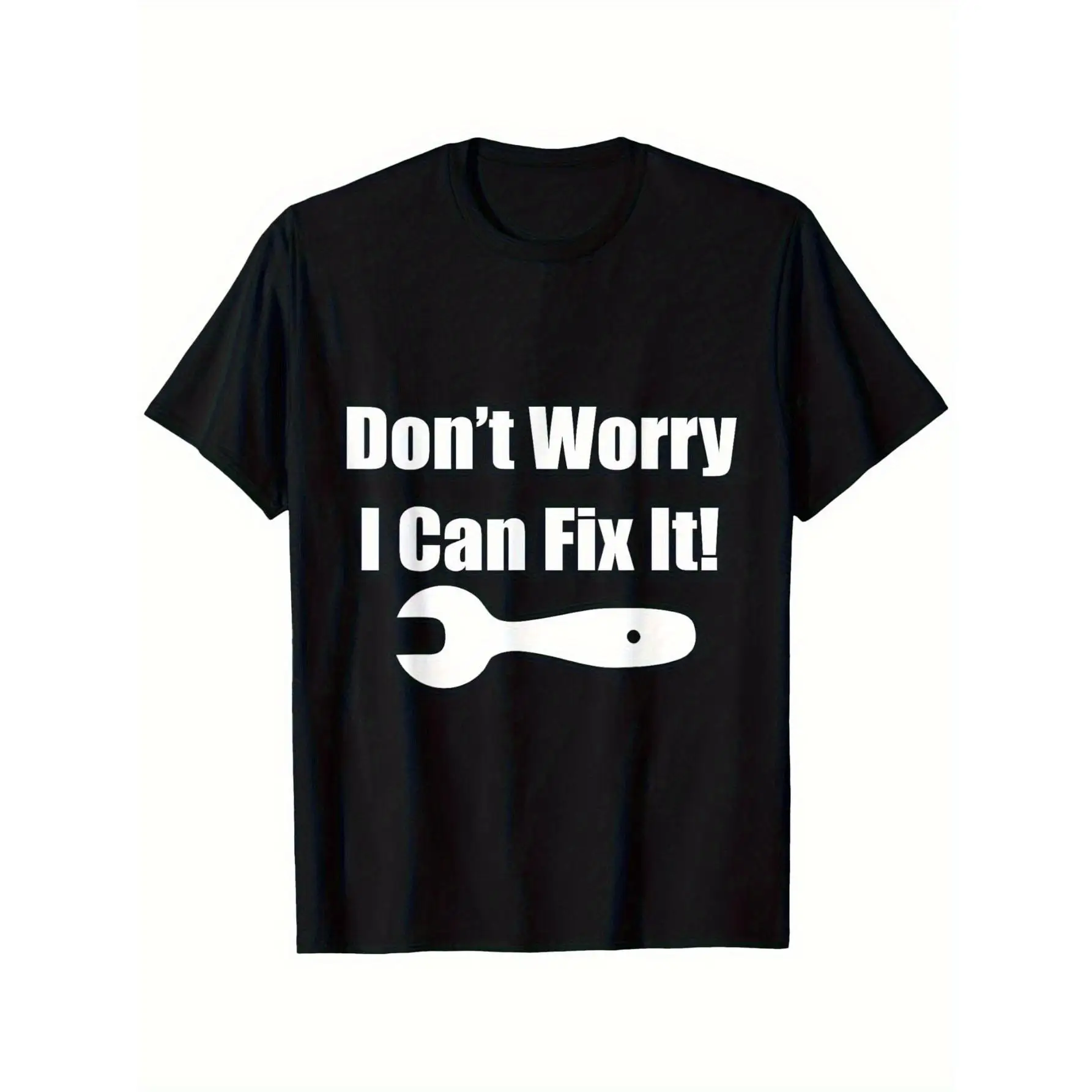 

Men's Funny Mechanic T-Shirt | "I Can Fix It" Tool Graphic Tee | Father's Day DIY Handyman Gift Top