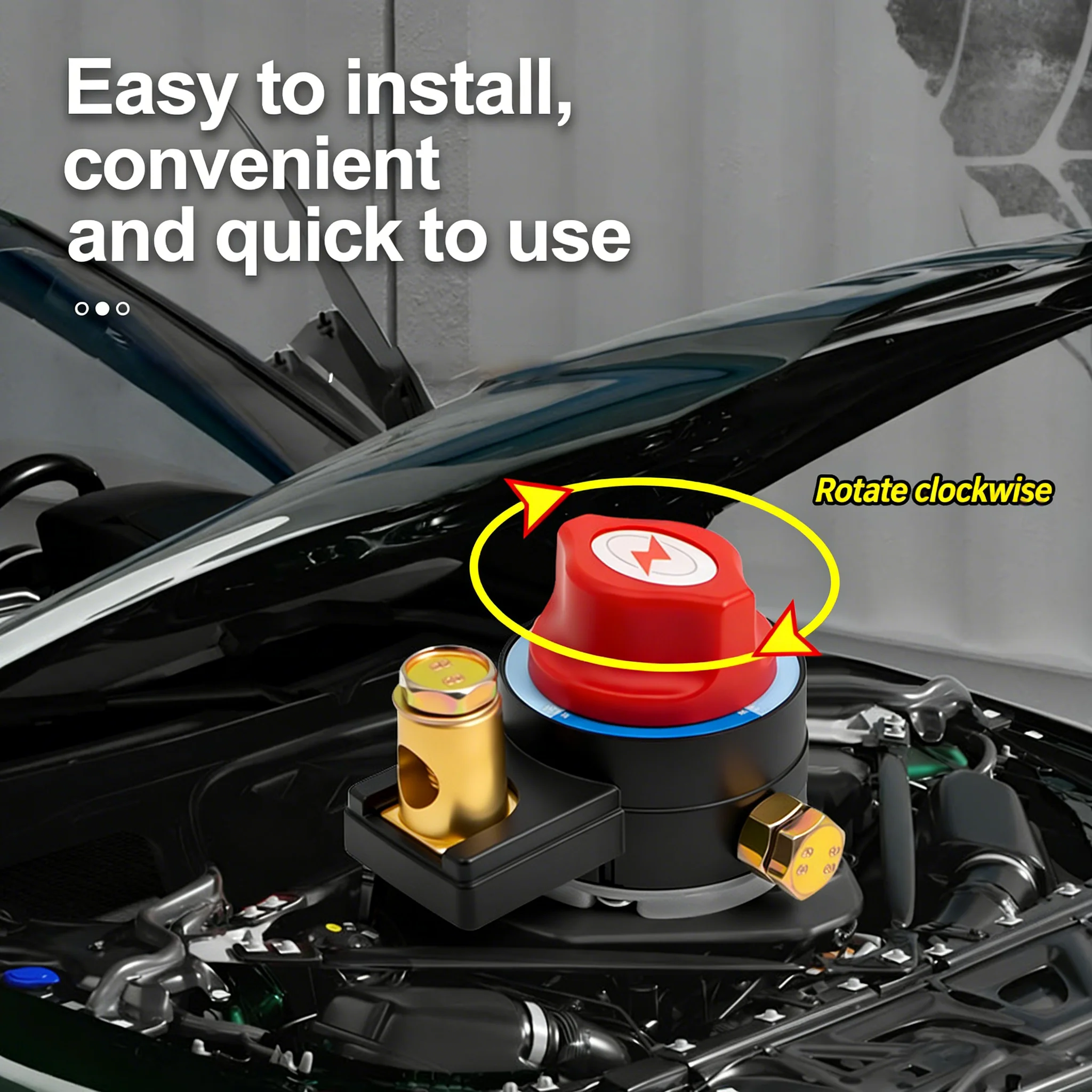 Car Battery Cut Off Switch ﻿Disconnect Automatic Circuit Breaker Anti-Power Off Leakage Protector Universal Auto Parts 12V/24V