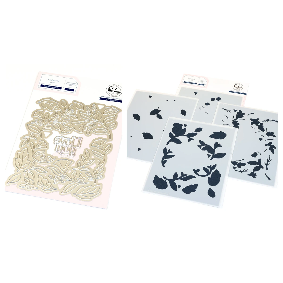 

Wild Meadow Wreath Metal Cutting Dies Scrapbooking DIY Album Paper Card Cut Die Stencils Set Embossing Craft Supplies Decoration