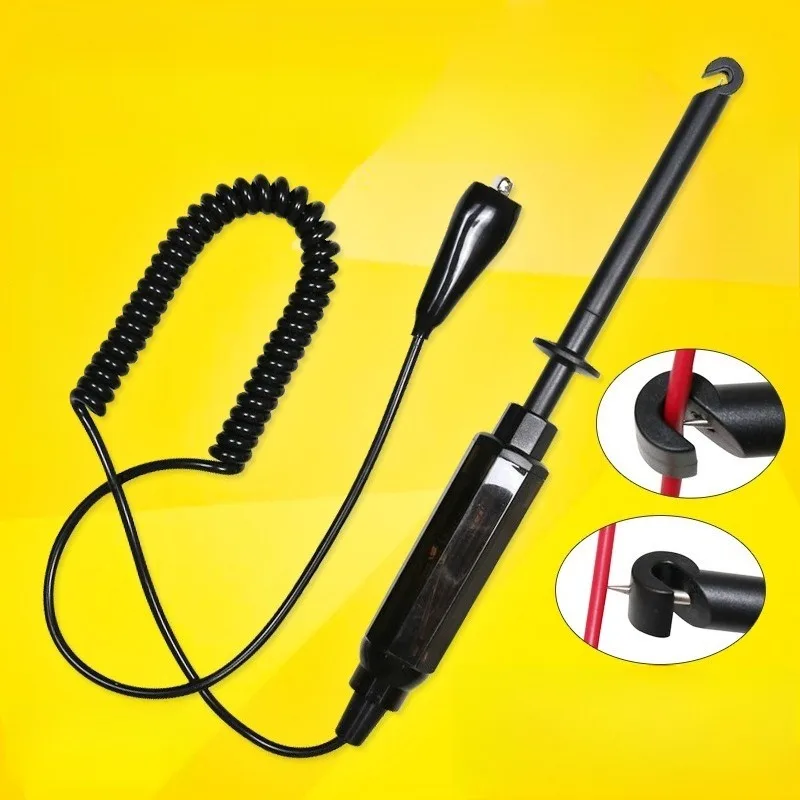 

Автомобильные детали Автомобильный тестовый светильник с крючком, тестовая ручка 12 В 24 В, многофункциональный бесплатный циферблат, линия зонда, ручка для обнаружения линии, автотовары