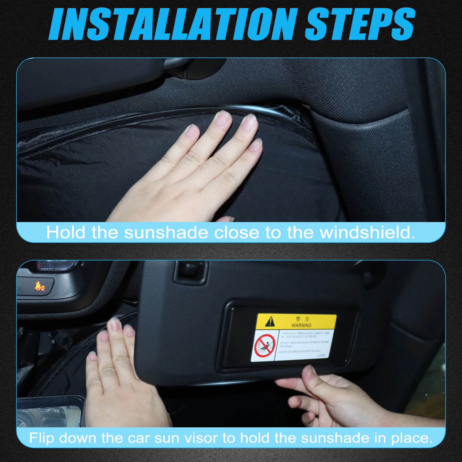 Pare-soleil de voiture pour fe - Car Accessories Xcent avis et prix