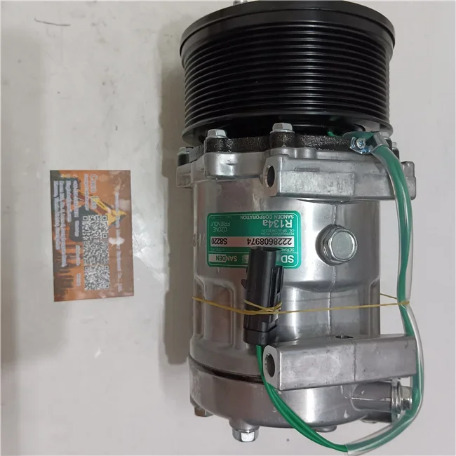 

Excavator Parts E323D2 E320D2 Air Conditioning Compressor 372-9295 3729295 Refrigerant Compressor
