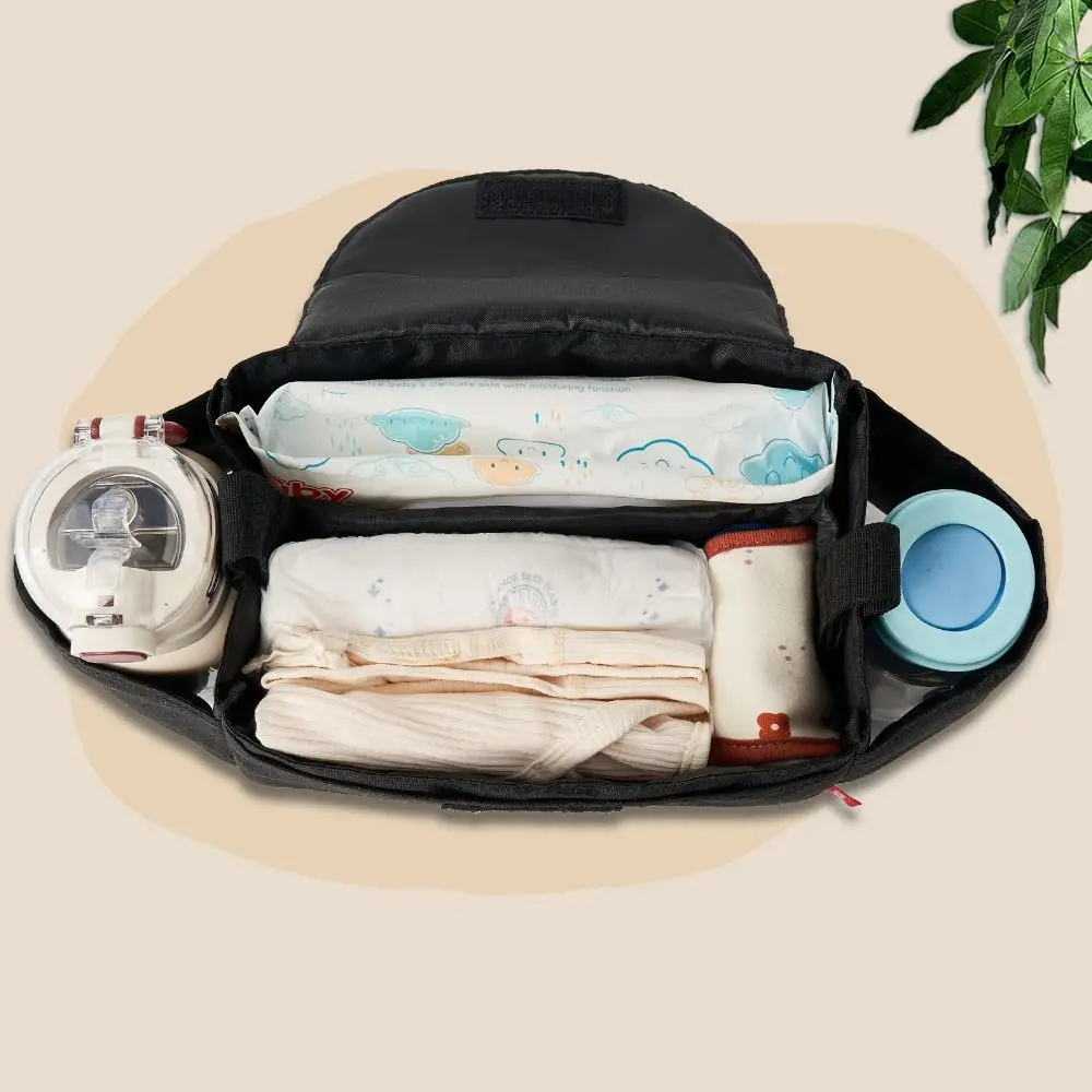 

Multifunctional Stroller Organizer Bag Bottle Holder Mommy Bag Stroller Hanging Bag Diaper Bag Large Capacity Pram Storage Bag