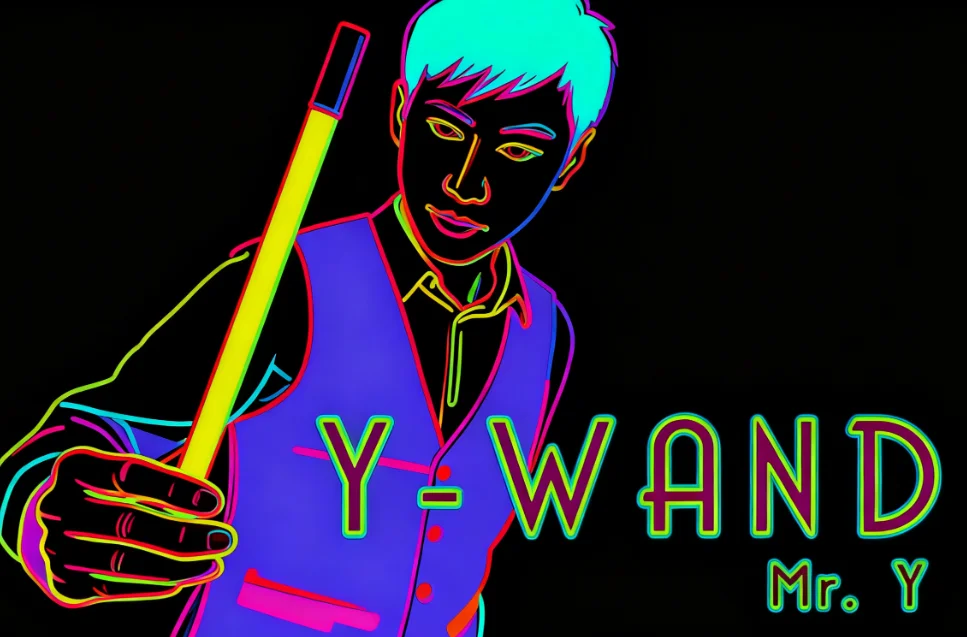 Y Wand by Mr. Y & MS - Multiplying & Color Changing Magic for Stage & Close-Up Magic Tricks Props Magician