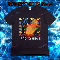 Band Rock Radio Head T-shirt Music Album in Rainbow Men/Women Street Clothing Gothic Punk T-shirt