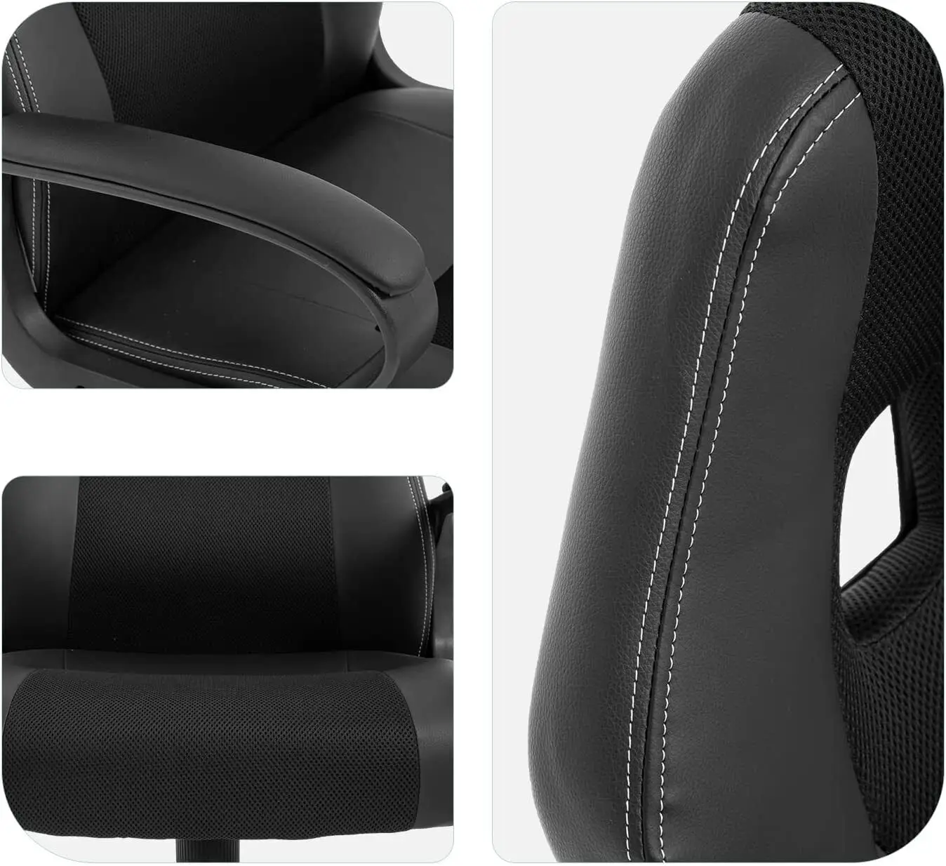 US Ergonomic Massage Game Chair for Office, Rotating Computer Chair, Racing Table