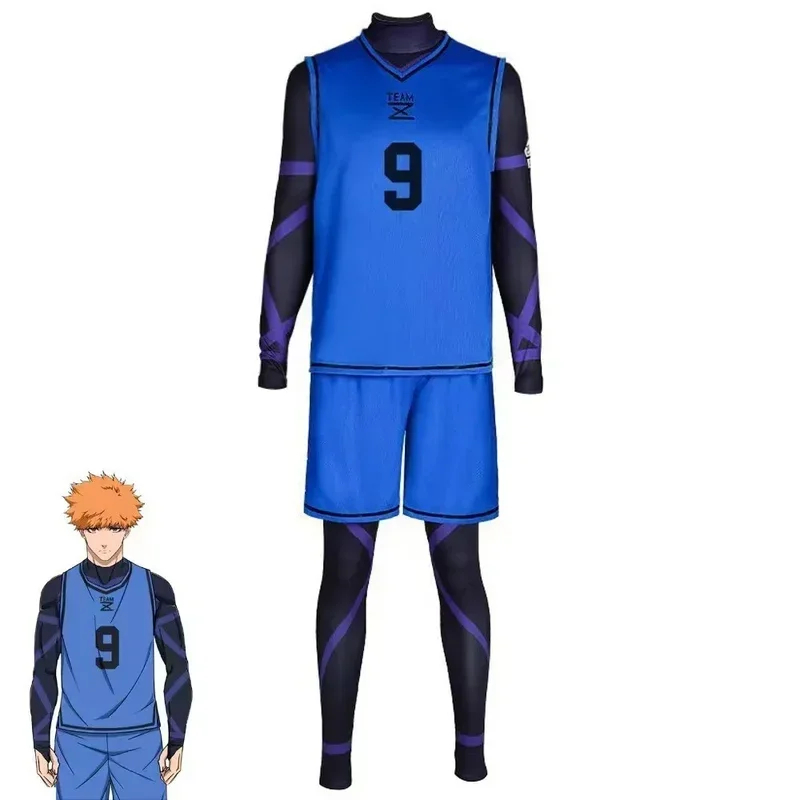 BLUELOCK Blue Prison Jersey Cos Suit Cosplay Anime Sportswear Suit image 2