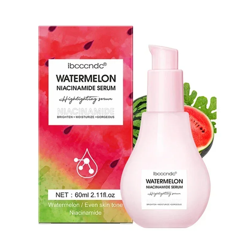 

Watermelon Niacinamide Serum Makeup Primer Cream - Lightweight Facial Serum & Priming Liquid Highlight Primer Makeup