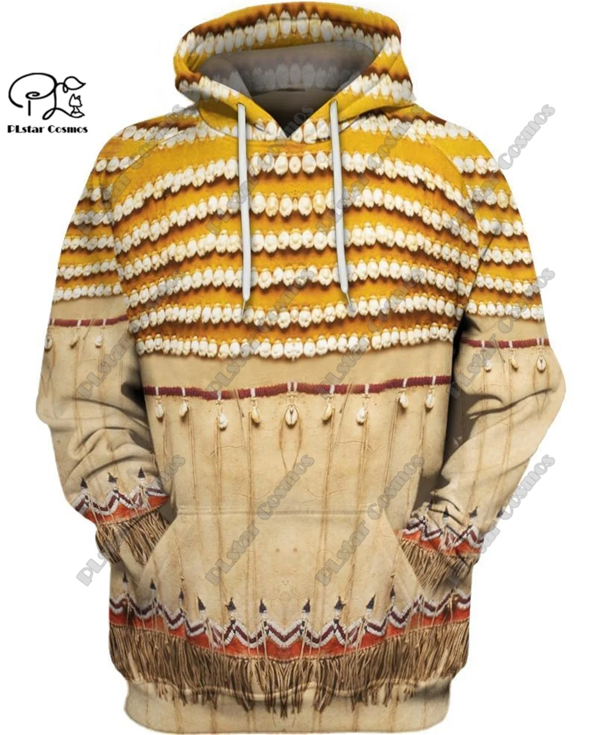 PLstar Cosmos 3D printed retro Aboriginal tribal totem feather pattern casual unisex new hoodie/sweatshirt/zipper hoodie F-24