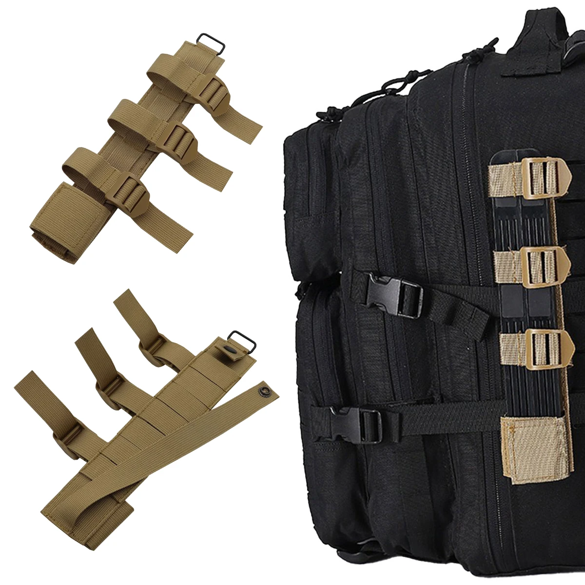 

Тактический рюкзак, крепление для ножа, адаптер для ножниц, инструмент, держатель для ножера Molle, держатель для кемпинга, охоты, жилет, аксессуар для рюкзака