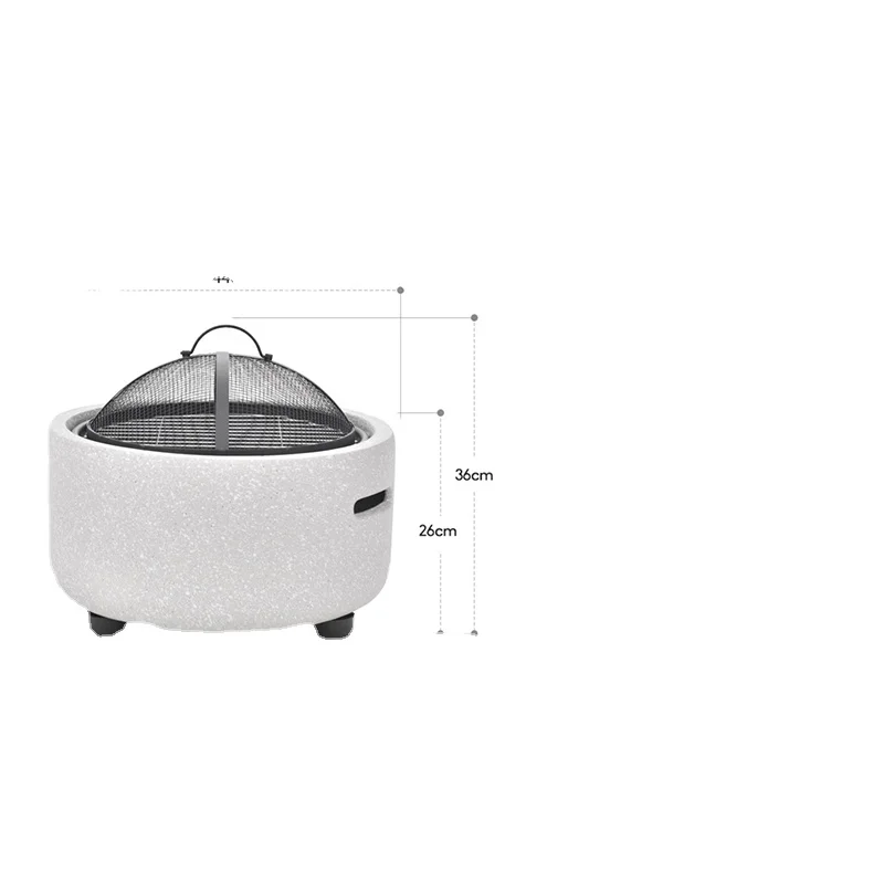 

YY Barbecue Oven Household Charcoal Grill Stove Barbecue Table Heating Charcoal Roasting Stove