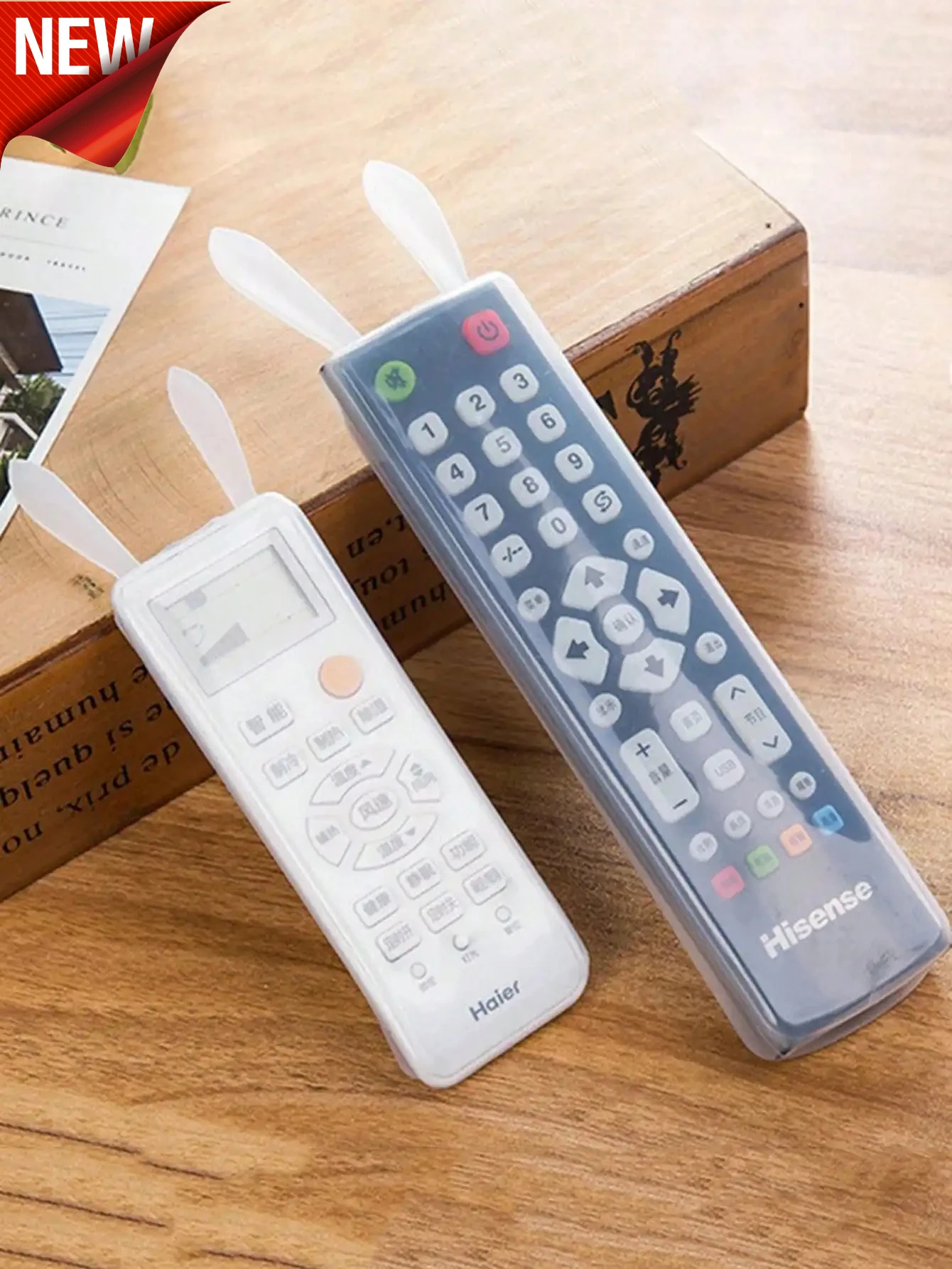 

Высокоэластичный силиконовый чехол для пульта дистанционного управления в форме кролика, водонепроницаемый, пылезащитный, универсальный для пультов ТВ и кондиционеров