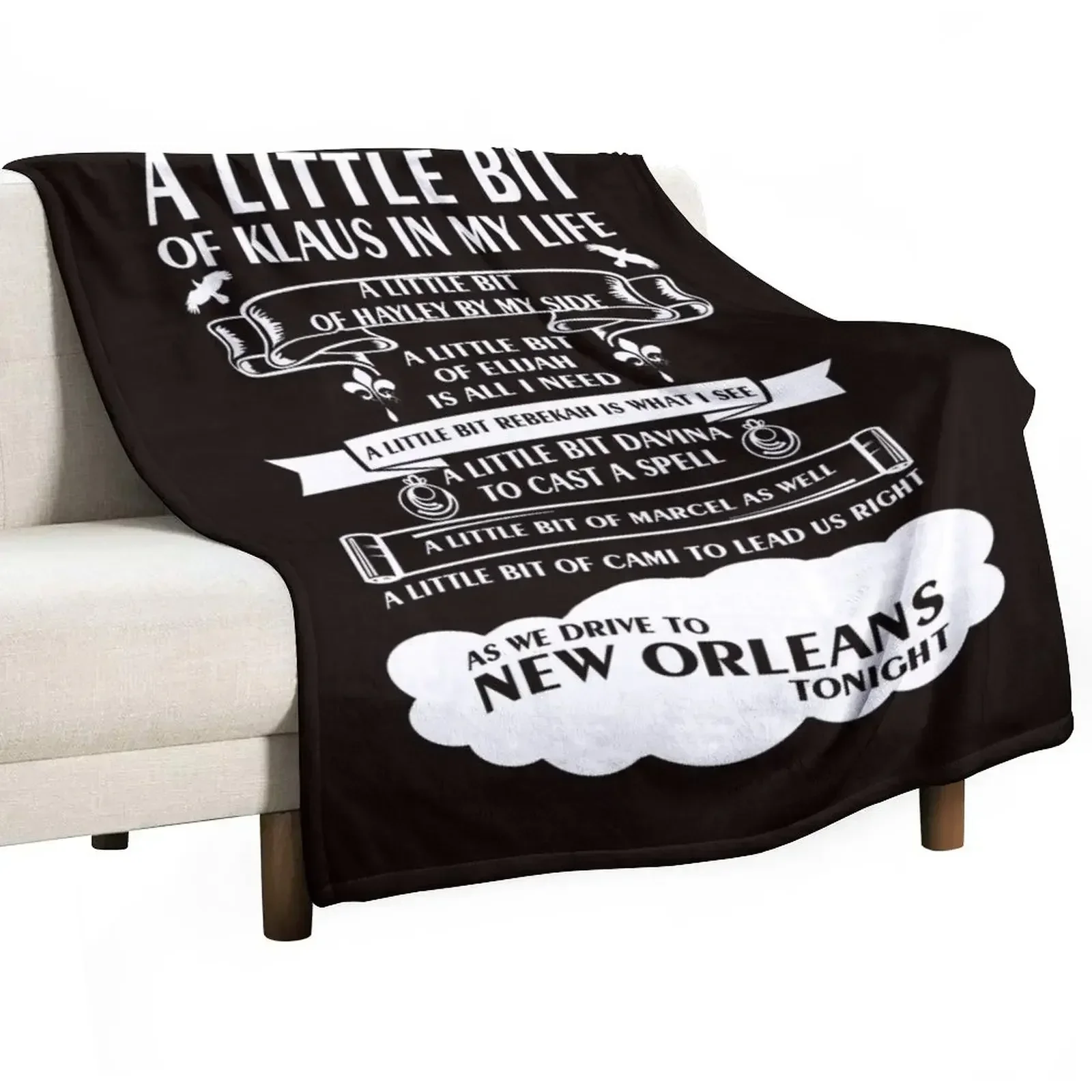 A little bit of Klaus In My Life Throw Blanket Decorative Beds Comforter Bed linens blankets and throws Large Blankets