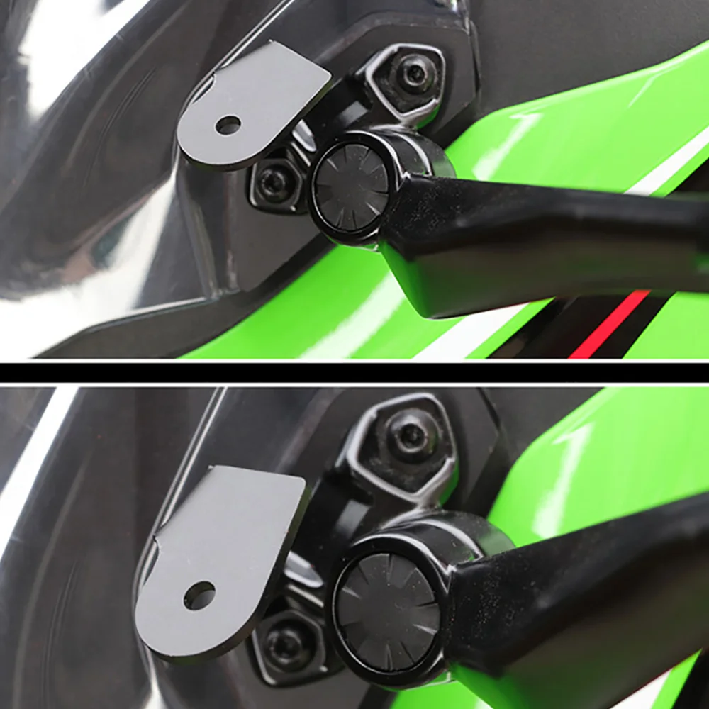 

Ninja 400 NINJA400 Steel Left DVR Bracket Riding Navigation Automobile Data Recorder Bracket for KAWASAKI NINJA 400 2018 2019