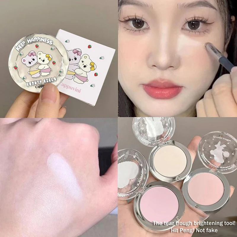 카푸비니 모노크롬 하이라이팅 파우더 & 블러쉬 크림 - 자연스럽게 밝아지는 하이 글로스 페이스 블러셔 데일리 메이크업 화장품