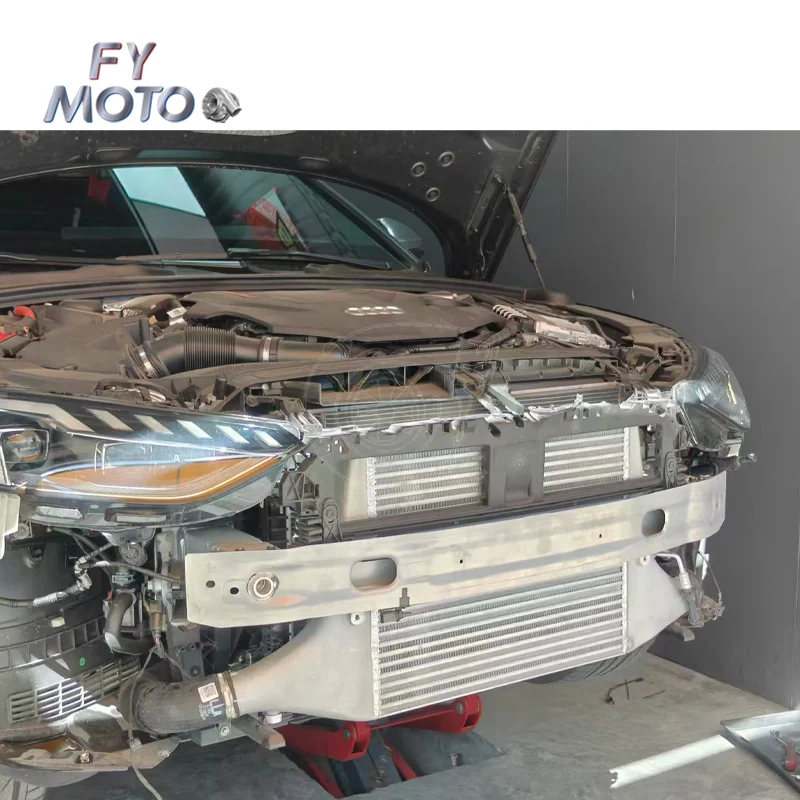 For AUDI A4 A5 2.0T S4 S5 3.0T B9 2017-2019 intercooler with brackets