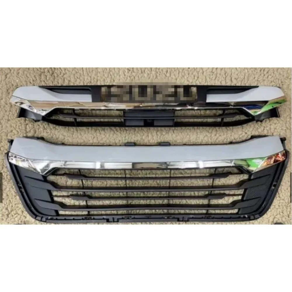 Modified Racing Grille Pickup Car Front Grills Mesh Bumper Mask Auto Cover Grille Parts For Isuzu D-max Dmax 2020 2021 2022 2023