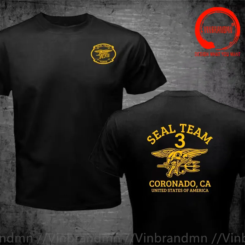 Naval Seals DEVGRU Coronado CA Seal Team 3 Special Forces T Shirt Men Fashion Trendy Casual Clothing Stylish Tops Tee Shirt