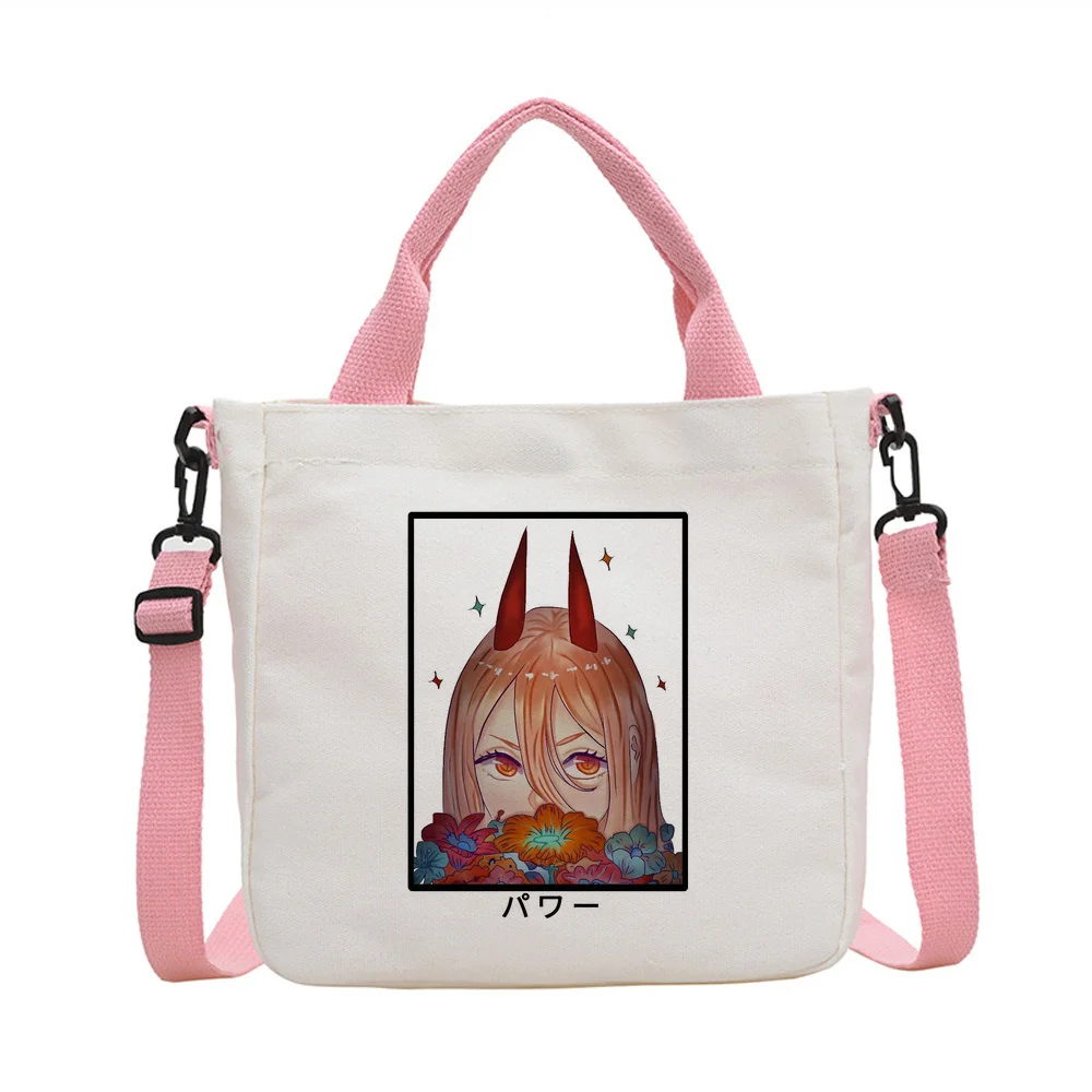 Chainsaw Man tote bag bolsas de tela einkaufstasche y2k totebag personnalisable femme