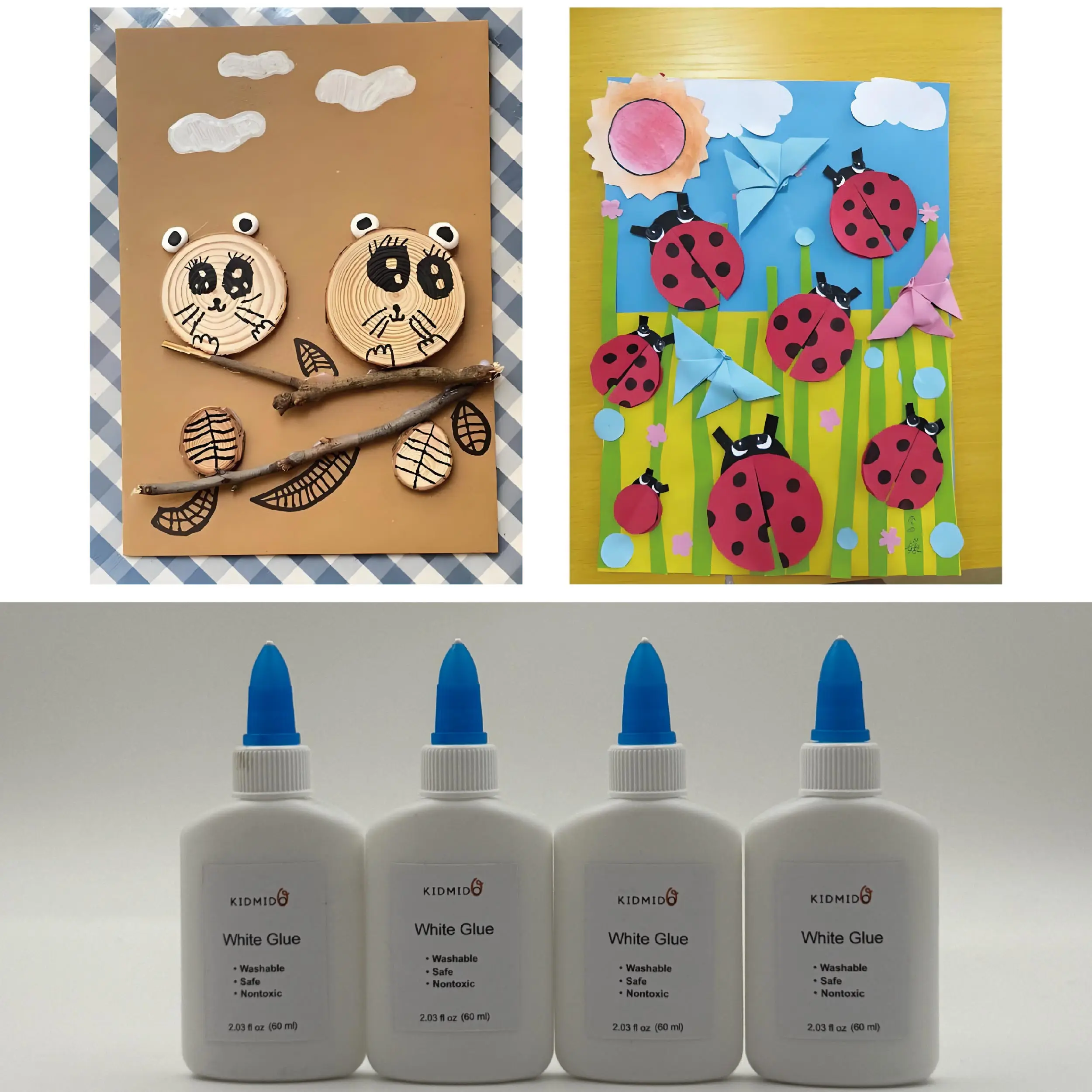 白い接着剤、洗える、学校用接着剤、DIY クラフト スライム接着剤、アート&クラフト DIY STEM