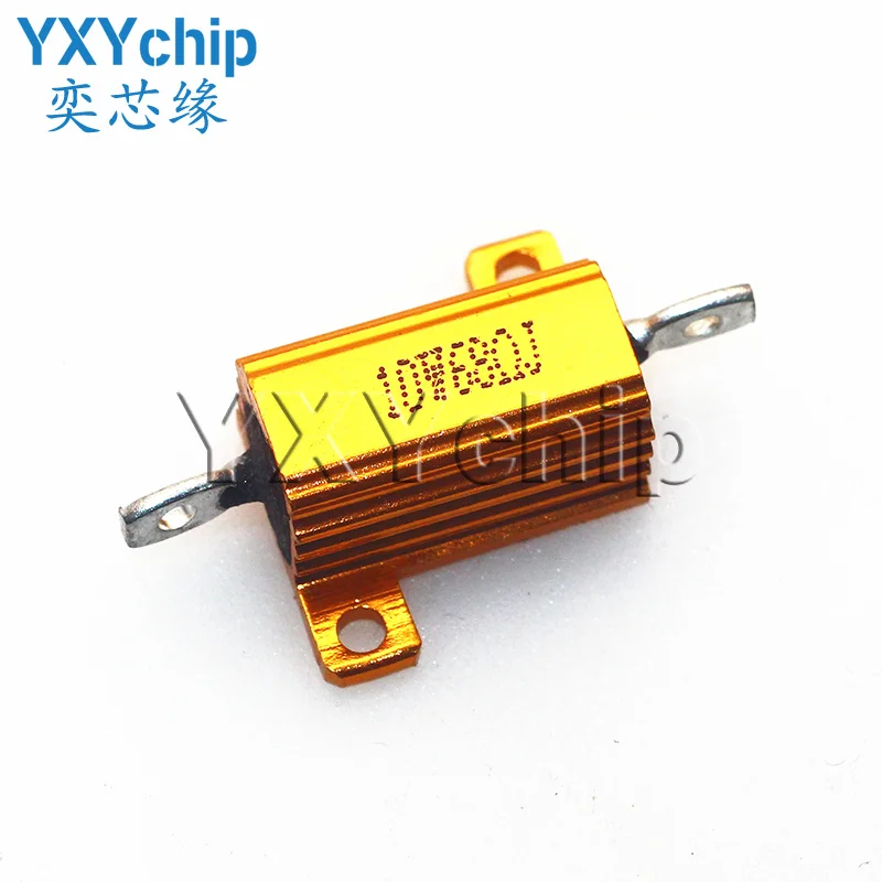 

10PcS RX24 10W Aluminum Power Metal Shell Case Wirewound Resistor 0.1 0.15 0.22 0.25 0.3 0.33 0.5 0.6 0.8 1 R Ohm 0.1R-300K