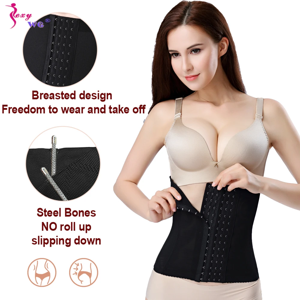 SEXYWG Waist Trainer for Women Weight Loss Waist Cincher Trimmer Belly Control Belt Slimming Wrap Body Shaper Corset Gym Sport