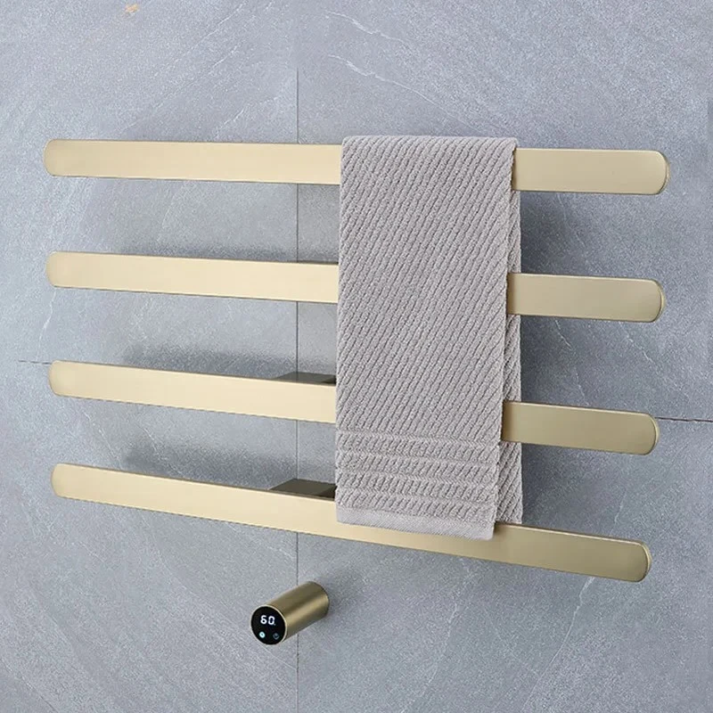 Hidden Installation Towel Warmers Temperature Time Control Electric Towel Rack
