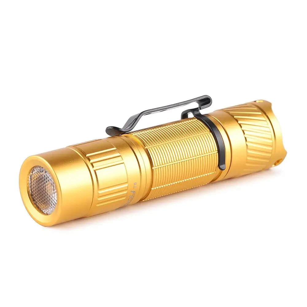 Golden Convoy T5 Flashlight with XPG2 Led High CRI AA 14500 Torch Mini Flash Light 60deg TIR Lens Work Light Latarka