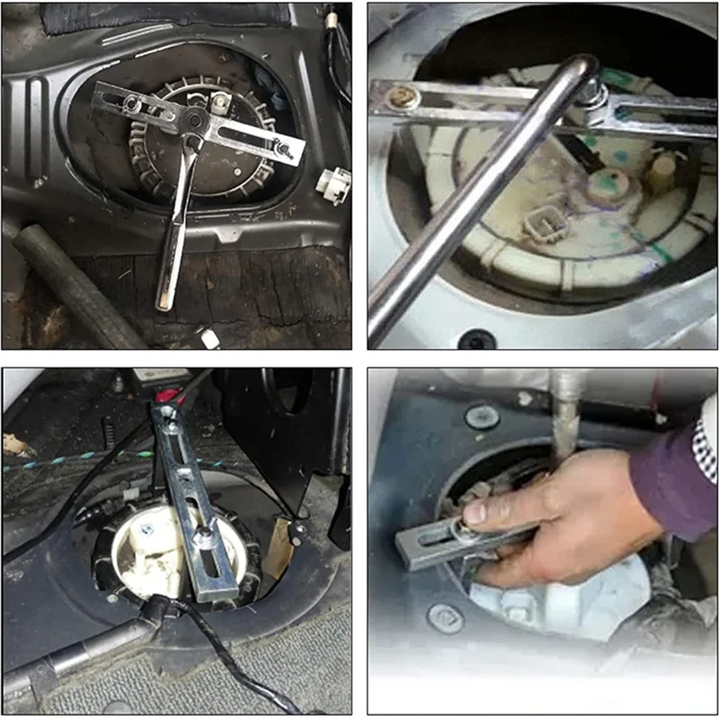 

ABVG-Fuel Cap Removal Wrench Special Tool For Removing Gasoline Cover Adjustable Universal Gasoline Pump Cover Wrench