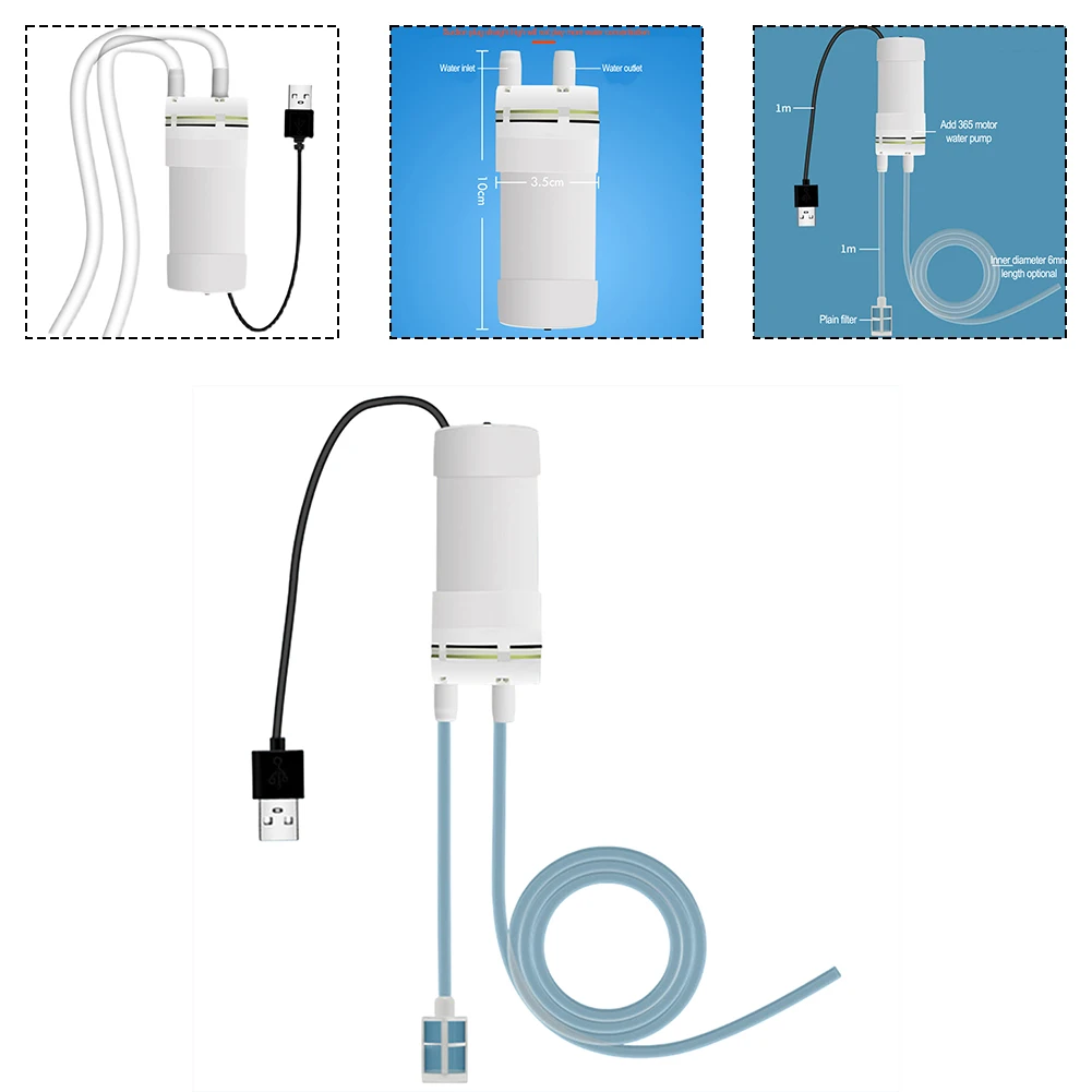 

5 В водяной насос с питанием от USB, компрессор, компактный водяной насос, 10*2,5 см, насос с питанием от USB, легкий дизайн, удобный для путешествий