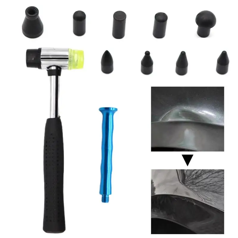 

Car Dent Repair Hammer Dent Removal Paintless Dent Repair Tool Auto Repair Tools For Hammer Aluminum Tap Down Pen