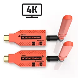 Émetteur et récepteur vidéo HDMI sans fil, rallonge TV Stick, réunion et partage pour appareil photo, ordinateur portable, PC vers moniteur TV, budgétaire, 150m, 4K