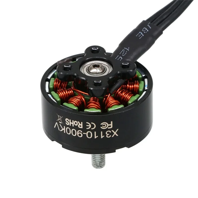 

Hot-4PCS X3110 Brushless Motor 900KV 4-6S FPV Motor For FPV RC Racing Drone Accessories DIY