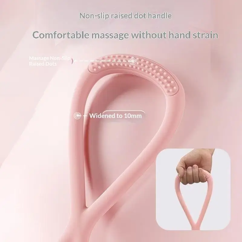 New Silicone Figure 8 Resistance Bands Various Tension Levels For Yoga Home Training Back Shoulder Shaping