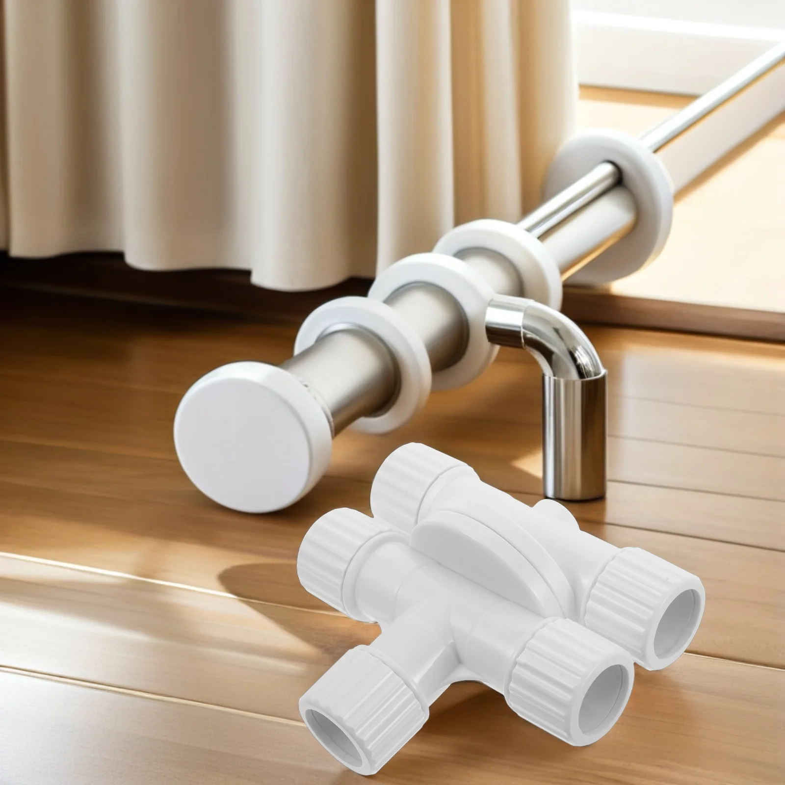 

Plastic X-Frame Clothes Rack Connector Replacement X-Joint Tube Clamp Fits 25.4mm Tubes Clothes Drying Rack Spare Parts