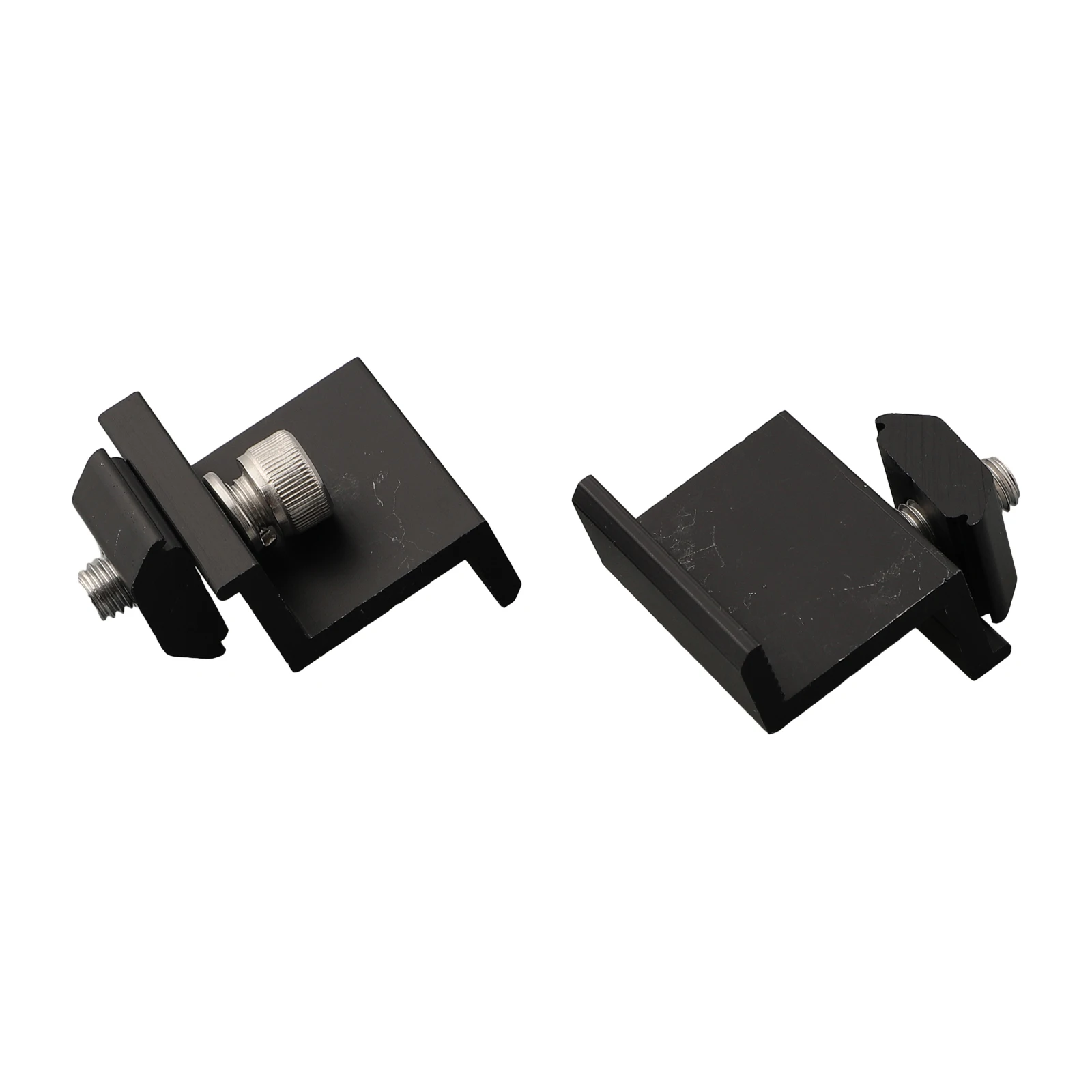 Resistant Aluminum Solar Mounting Clamp Pair for 30mm 35mm 40mm Panel Edges Suitable for Roof Ground and Boat Mounts