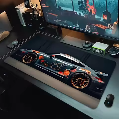 Creative Sports Car Mouse Pad Large Computer Office Game Table Mat XXL Rubber Anti-slip Gaming Keyboard Mousepad Long Desk Pads