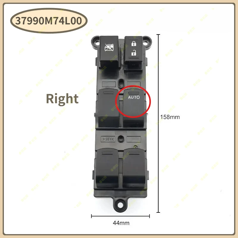 37990-78M00 37990M74L00 For Suzuki Ertiga Swift Celerio Car Electric Power Window Glass Lift Door Lifter Regulator Switch Button