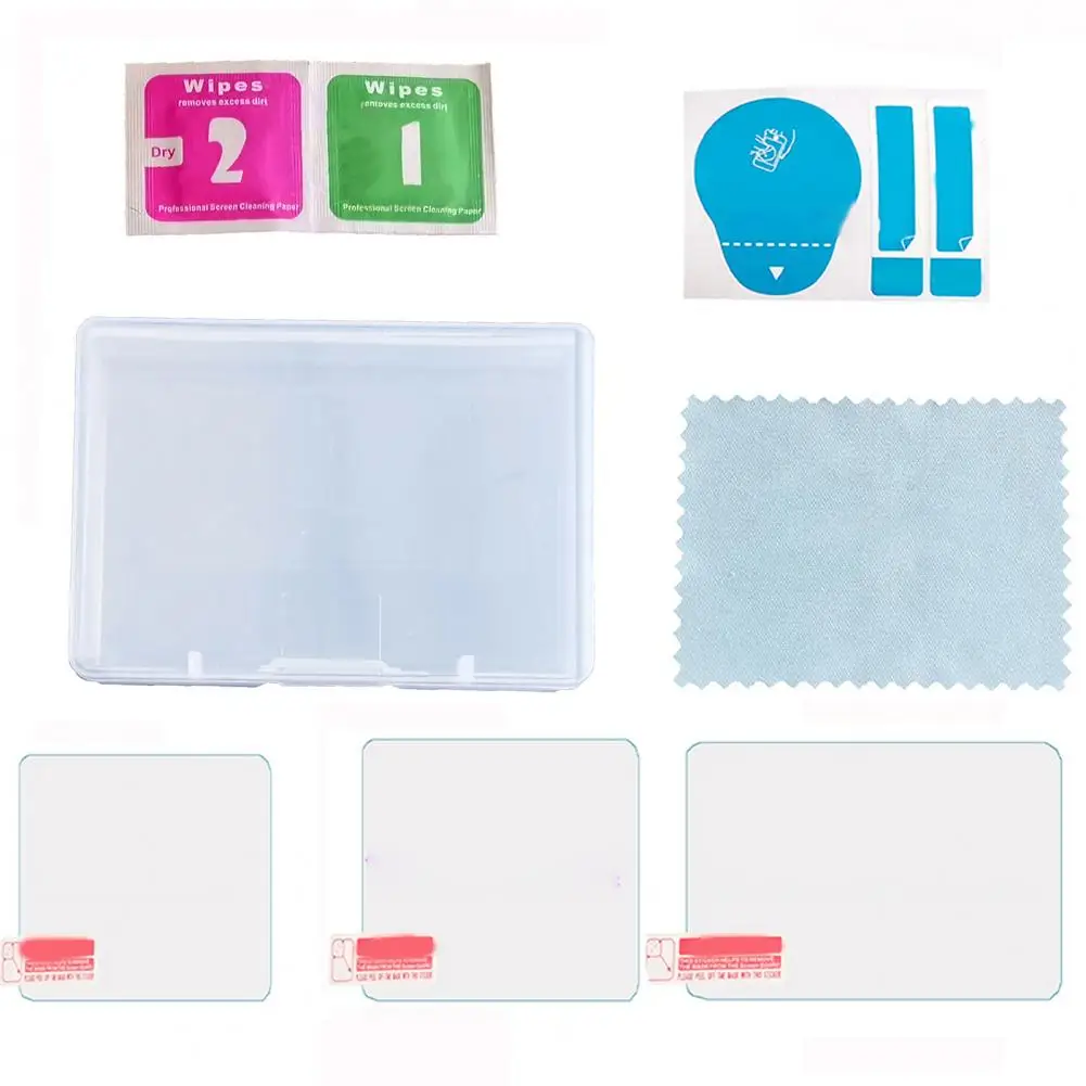 Camera Films 1 Set Easy to Clean Anti-fingerprint High Sensitivity  Sport Camera Lens Screen Protective Films