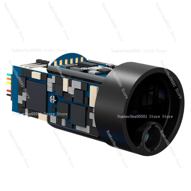 Laser Distance Sensor TTL Serial Output 10Hz 35V Pulsed Ranging Module Industrial Grade High Precision