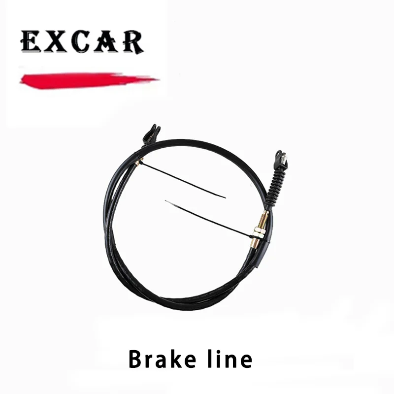 Excar golf cart brake cable fits on excar golf car battery sightseeing patrol car stopping wire stop line for brakes,shift cable