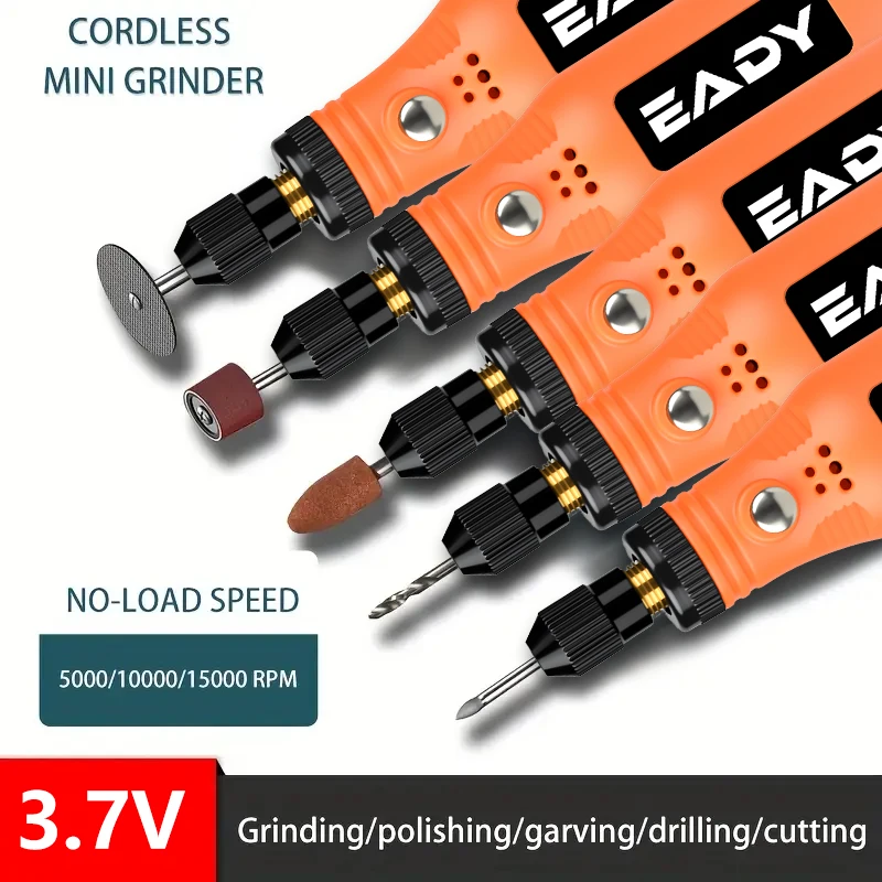 USB Cordless Rotary Tool Kit – Mini Electric Drill for Metal Polishing, Model Making, Acrylic Carving, Woodworking Engraving - view 3
